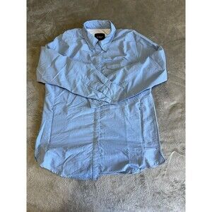 CQR Tactical Shirt LS Button Down Blue Vented Pockets Men Medium